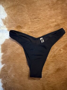PINK Victoria's Secret Black Swim Bottom